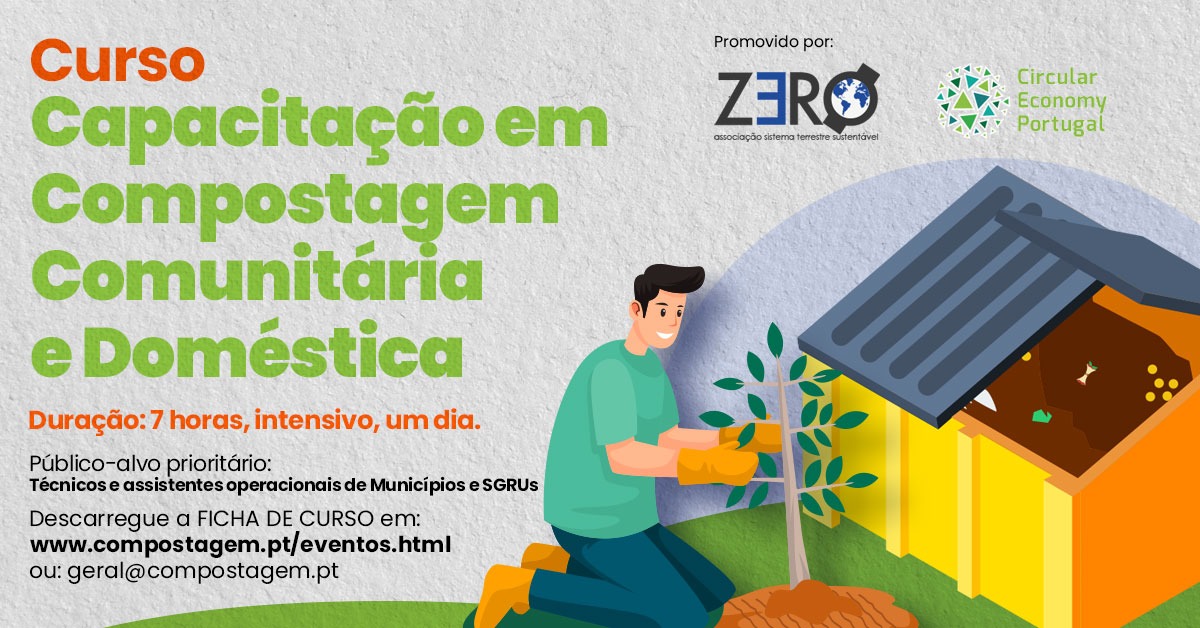 Curso de Capacitação em Compostagem
Comunitária e Doméstica Curso de Capacitação
em Compostagem Comunitária e Doméstica